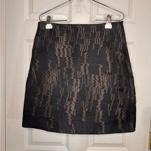 Manchester by the Sea Priemlov Textured Skirt black brown medium